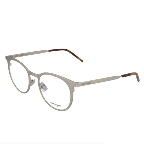 Saint Laurent White Grey Round Eyeglasses! - Picture 1 of 4